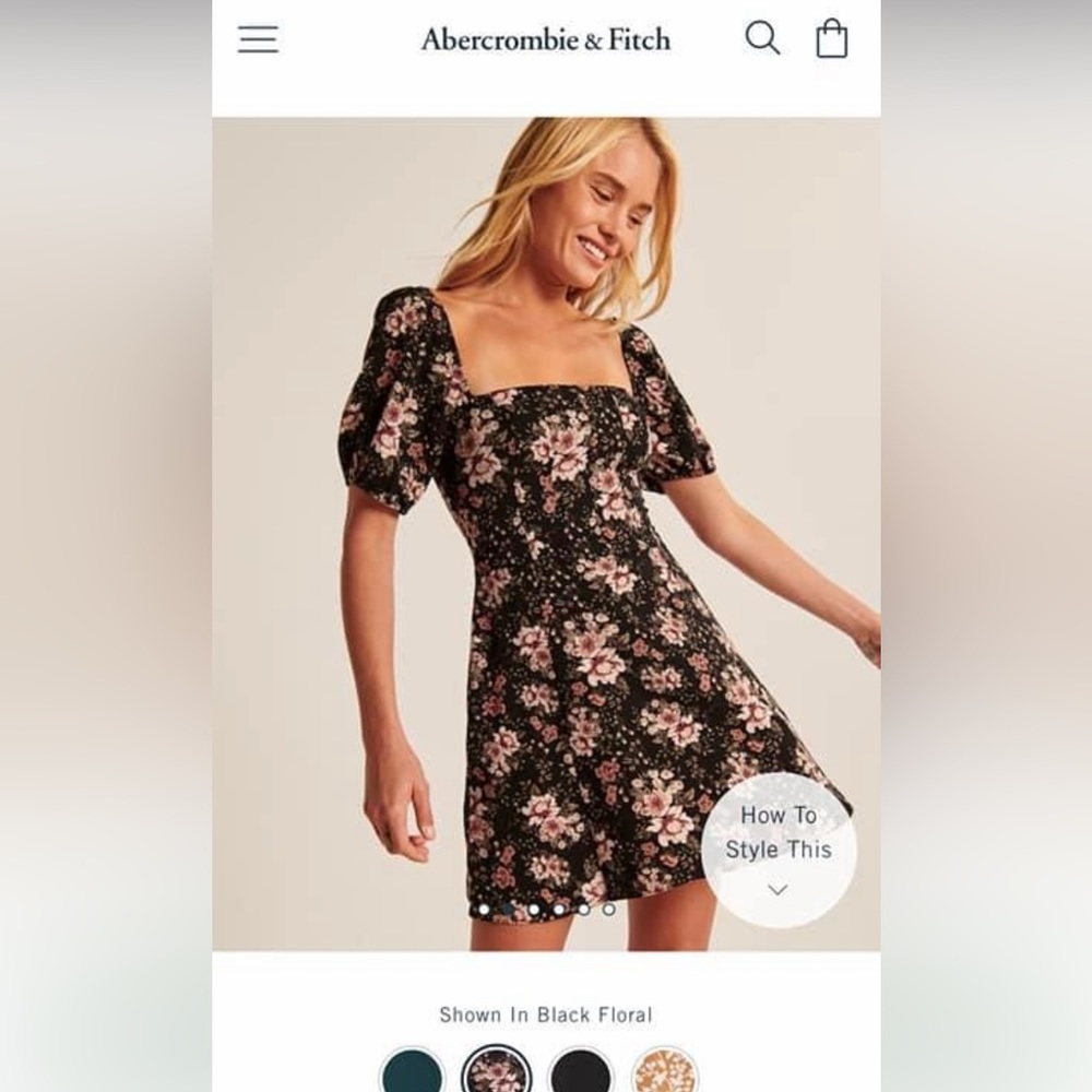 NWT Abercrombie floral dress